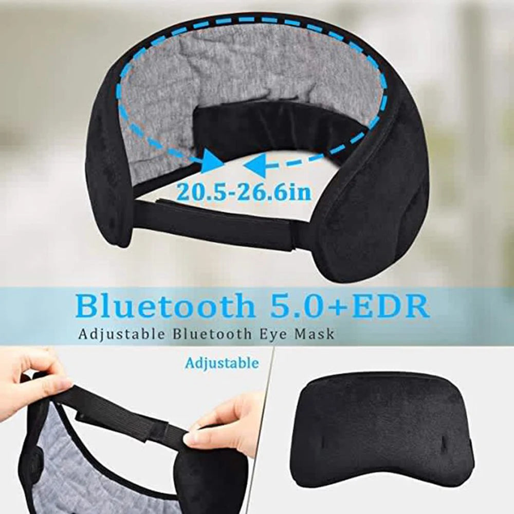 Auriculares inalámbricos con Bluetooth para dormir, audífonos antifaz para dormir con música