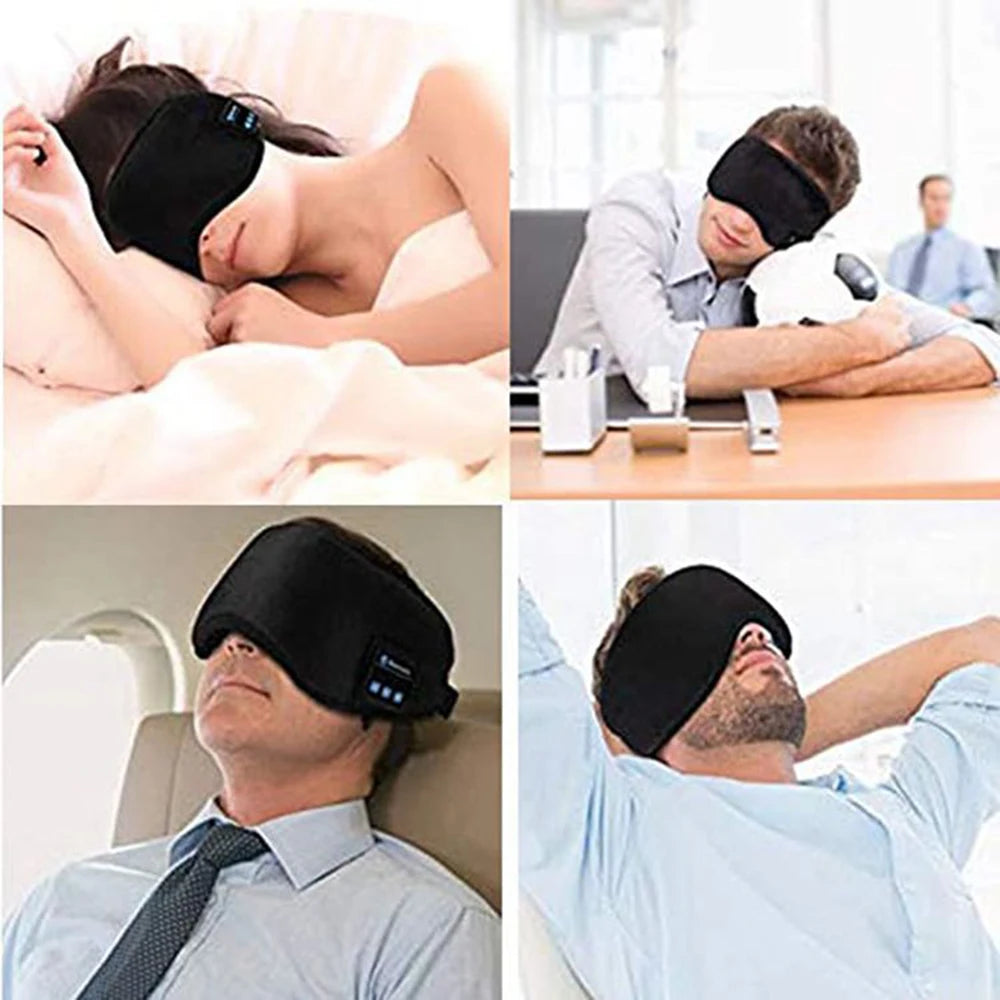 Auriculares inalámbricos con Bluetooth para dormir, audífonos antifaz para dormir con música