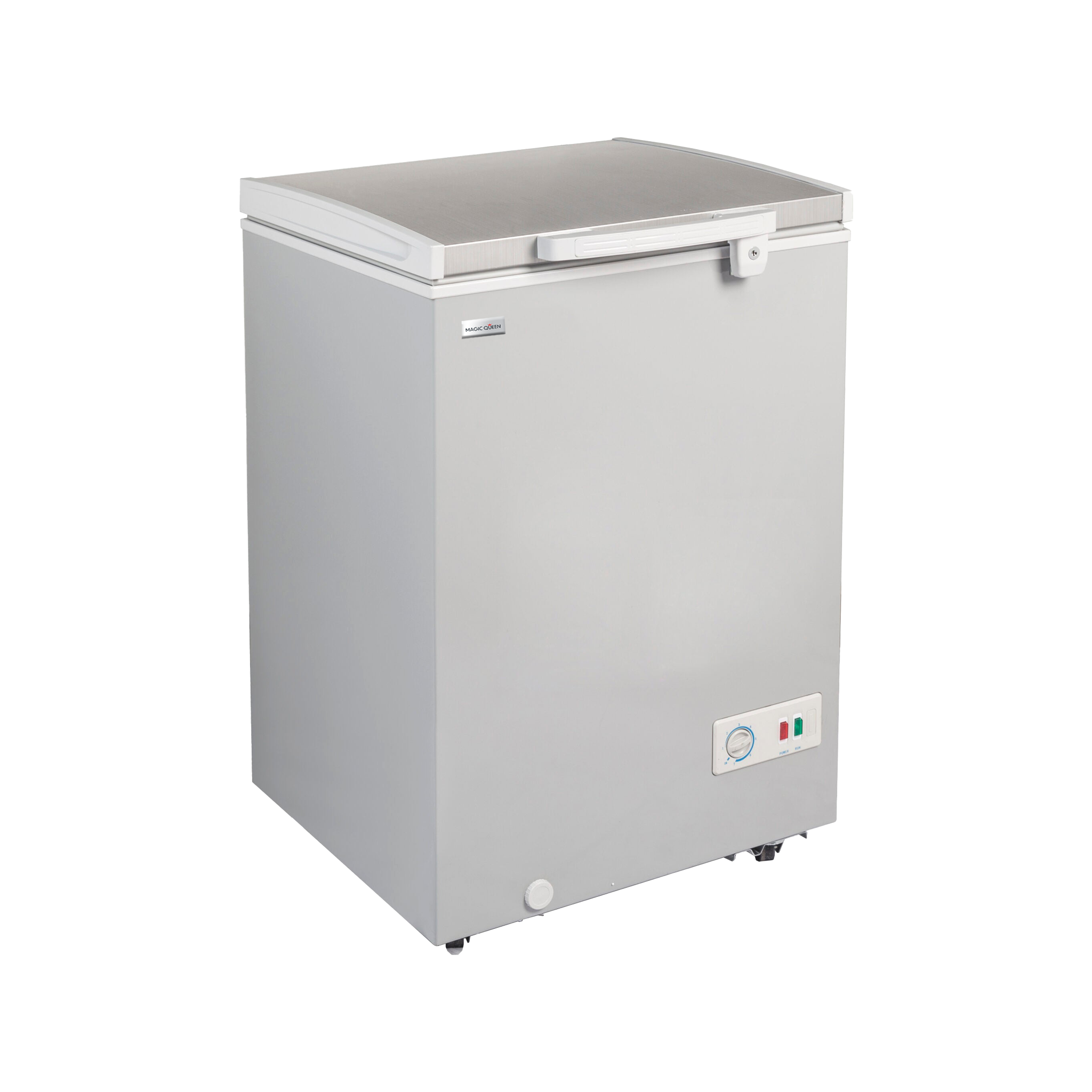 Magic Queen MQF100 Congelador Dual de 100 LTS- Con Interior y Gabinete Blanco